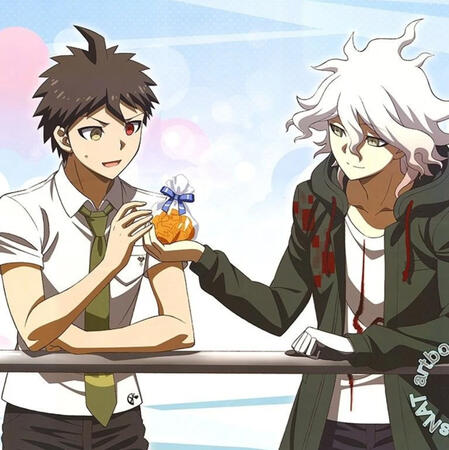 Nagito and Hajime (Super Danganronpa 2)