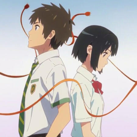 Mitsuha and Taki (Your Name)