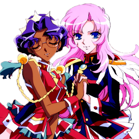 Utena and Anthy (Revolutionary Girl Utena)