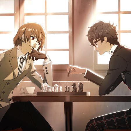 Akechi and Akira (Persona 5)